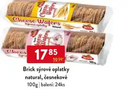 Qanto Brick sýrové oplatky natural, česnekové nabídka