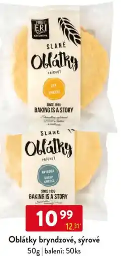 Qanto Oblátky bryndzové, sýrové nabídka