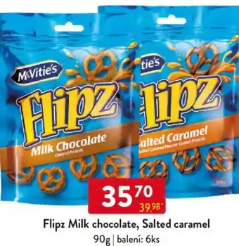 Qanto Flipz Milk chocolate, Salted caramel nabídka