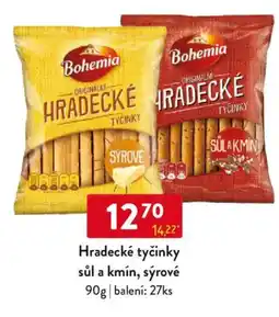 Qanto Hradecké tyčinky sůl a kmín, sýrové nabídka