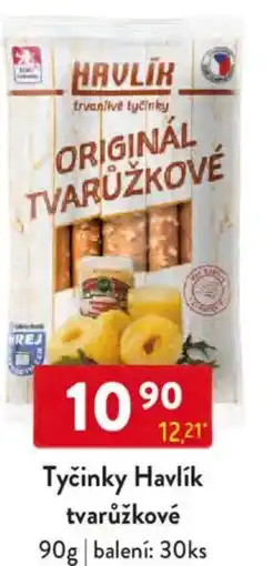 Qanto Tyčinky Havlík tvarůžkové nabídka