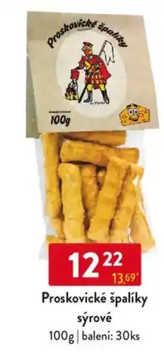 Qanto Proskovické špalíky sýrové nabídka