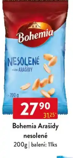 Qanto Bohemia Arašídy nesolené nabídka