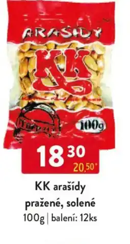 Qanto KK arašídy pražené, solené nabídka