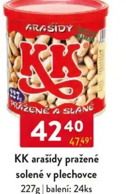 Qanto KK arašídy pražené solené v plechovce nabídka