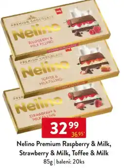 Qanto Nelino Premium Raspberry & Milk, Strawberry & Milk, Toffee & Milk nabídka