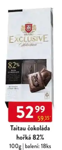 Qanto Taitau čokoláda hořká 82% nabídka