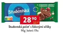 Qanto Studentská pečet's lískovými oříšky nabídka