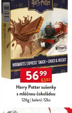 Qanto Harry Potter sušenky s mléčnou čokoládou nabídka