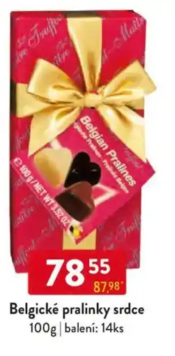 Qanto Belgické pralinky srdce nabídka