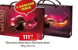 Qanto Cherrissimo classic dezert, Cherrissimo dezert nabídka