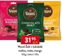 Qanto Wawel Želé v čokoládě malina, máta, mango nabídka