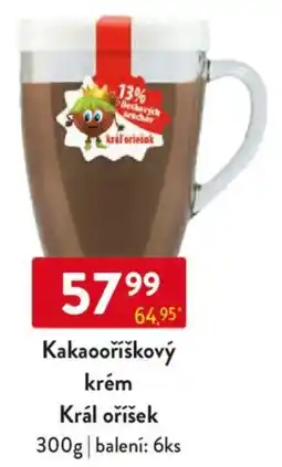 Qanto Kakaooříškový krém Král oříšek nabídka