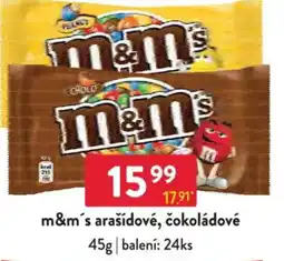 Qanto M&m's arašídové, čokoládové nabídka