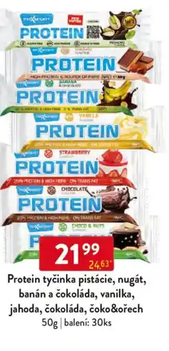 Qanto Protein tyčinka pistácie, nugát, banán a čokoláda, vanilka, jahoda, čokoláda, čoko&ořech nabídka