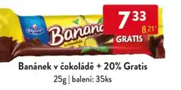 Qanto Banánek v čokoládě + 20% Gratis nabídka