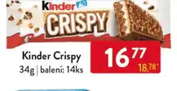 Qanto Kinder Crispy nabídka