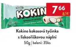 Qanto Kokino kokosová tyčinka s lískooříškovou náplní nabídka