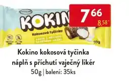 Qanto Kokino kokosová tyčinka náplň s příchutí vaječný likér nabídka