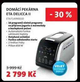 ETA Domácí pekárna Eta delicca II nabídka