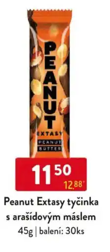 Qanto Peanut Extasy tyčinka s arašídovým máslem nabídka