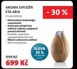 ETA Aroma difuzér Eta aria nabídka