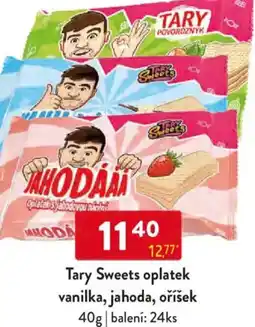 Qanto Tary Sweets oplatek vanilka, jahoda, oříšek nabídka