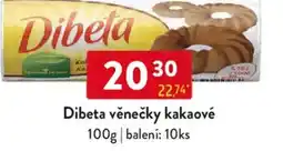 Qanto Dibeta věnečky kakaové nabídka