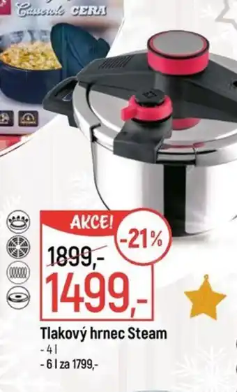 Globus Tlakový hrnec Steam nabídka
