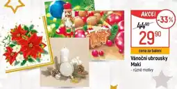 Globus Vánoční ubrousky Maki nabídka