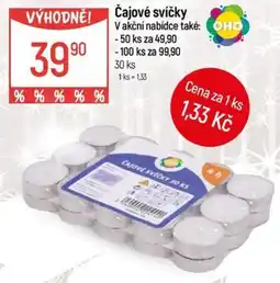 Globus Čajové svíčky nabídka