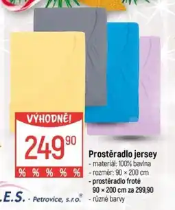 Globus Prostěradlo jersey nabídka