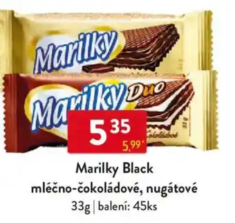 Qanto Marilky Black mléčno-čokoládové, nugátové nabídka