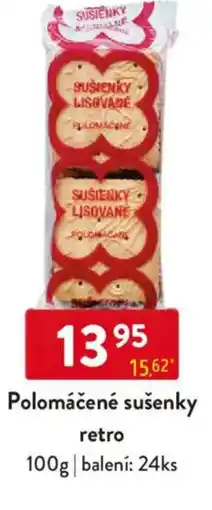 Qanto Polomáčené sušenky retro nabídka