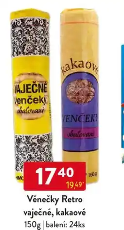 Qanto Věnečky Retro vaječné, kakaové nabídka