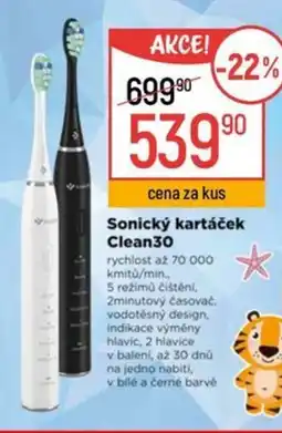 Globus Sonický kartáček Clean30 nabídka
