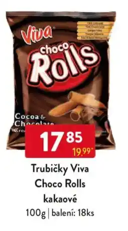 Qanto Trubičky Viva Choco Rolls kakaové nabídka