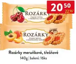 Qanto Rozárky meruňkové, třešňové nabídka