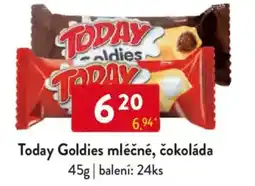 Qanto Today Goldies mléčné, čokoláda nabídka
