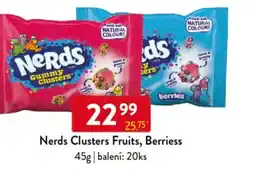 Qanto Nerds Clusters Fruits, Berriess nabídka