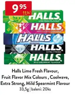 Qanto Halls Lime Fresh Flavour, Fruit Flavor Mix Colours, Coolwave, Extra Strong, Mild Spearmint Flavour nabídka