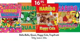 Qanto HARIBO Balla Balla, Quaxi, Happy Cola, Tropifrutti nabídka