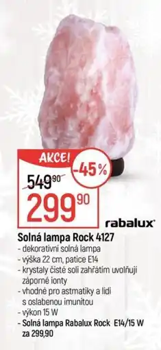 Globus Rabalux® Solná lampa Rock 4127 nabídka