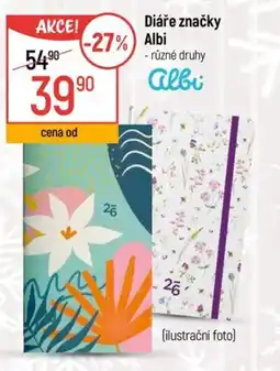 Globus Diáře značky Albi nabídka