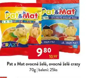 Qanto Pat a Mat ovocné želé, ovocné želé crazy nabídka