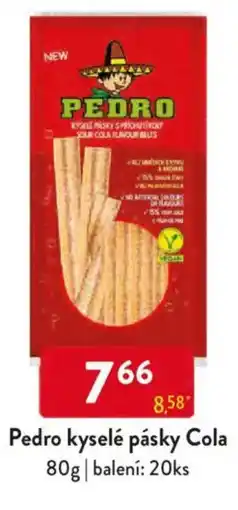 Qanto Pedro kyselé pásky Cola nabídka