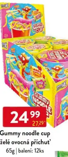 Qanto Gummy noodle cup želé ovocná příchuť❜ nabídka