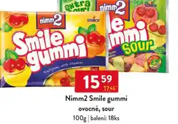 Qanto Nimm2 Smile gummi ovocné, sour nabídka