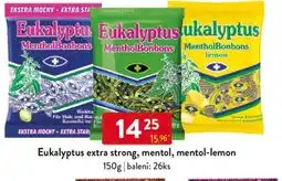 Qanto Eukalyptus extra strong, mentol, mentol-lemon nabídka