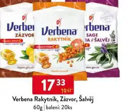 Qanto Verbena Rakytník, Zázvor, Šalvěj nabídka